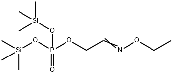 Phosphoric acid 2-(ethoxyimino)ethylbis(trimethylsilyl) ester结构式