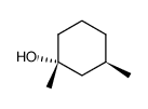 trans-1,3-dimethylcyclohexanol Structure