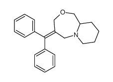 4-benzhydrylidene-5,7,8,9,10,10a-hexahydro-1H-pyrido[2,1-c][1,4]oxazepine Structure
