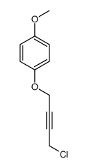 1-(4-chlorobut-2-ynoxy)-4-methoxybenzene Structure