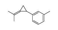 1-Methyl-3-[2-(1-methylethylidene)cyclopropyl]benzene Structure