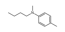 N-butyl-N-methyl-4-methylaniline结构式