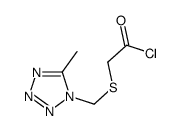 2-[(5-methyltetrazol-1-yl)methylsulfanyl]acetyl chloride Structure