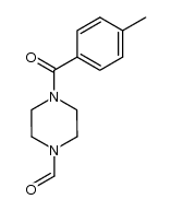 1-(4-methyl-benzoyl)-4-formyl-piperazine结构式