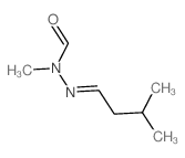 Hydrazinecarboxaldehyde,1-methyl-2-(3-methylbutylidene)-结构式