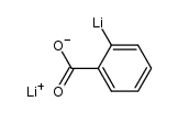 Lithium o-Lithiobenzoate Structure