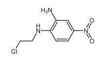 N1-(2-chloro-ethyl)-4-nitro-o-phenylenediamine Structure