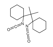 1-isocyanato-1-[2-(1-isocyanatocyclohexyl)propan-2-yl]cyclohexane结构式