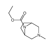 3-Methyl-3,8-diazabicyclo[3.2.1]octane-8-carboxylic acid ethyl ester结构式
