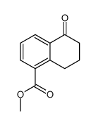 Methyl 5-oxo-5,6,7,8-tetrahydronaphthalene-1-carboxylate structure