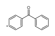 4-benzoylphenyl radical结构式