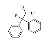 (2-bromo-2-chloro-1-fluoro-1-phenylethyl)benzene结构式