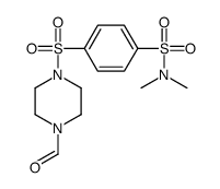 Benzenesulfonamide, 4-[(4-formyl-1-piperazinyl)sulfonyl]-N,N-dimethyl- (9CI) Structure