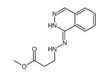 methyl 3-(2-phthalazin-1-ylhydrazinyl)propanoate结构式