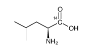 l-leucine, [14c(u)]结构式