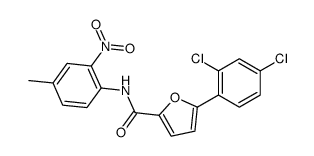 5-(2,4-dichlorophenyl)-N-(4-methyl-2-nitrophenyl)furan-2-carboxamide Structure