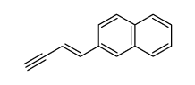 (E)-2-(but-1-en-3-ynyl)naphthalene结构式