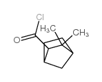 exo-3,3-dimethylbicyclo[2.2.1]heptane-2-carbonyl chloride structure