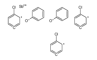 tris(4-chlorophenyl)-diphenoxy-λ5-stibane结构式