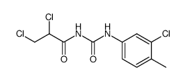 N-(3-Chlor-4-methylphenyl)-N'-(2,3-dichlorpropionyl)-harnstoff Structure