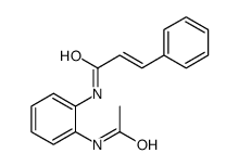 (E)-N-(2-acetamidophenyl)-3-phenylprop-2-enamide Structure