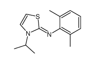 N-(2,6-dimethylphenyl)-3-propan-2-yl-1,3-thiazol-2-imine结构式