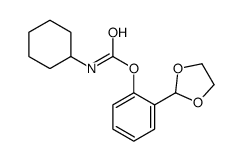 [2-(1,3-dioxolan-2-yl)phenyl] N-cyclohexylcarbamate结构式