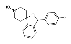 1-(4-fluorophenyl)-1'-hydroxyspiro[1H-2-benzofuran-3,4'-piperidine]结构式