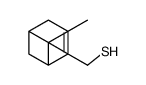 (6,6-dimethyl-4-bicyclo[3.1.1]hept-3-enyl)methanethiol结构式