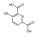3-sulfanylpyridine-2,6-dicarboxylic acid结构式