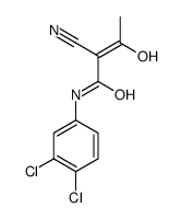 2-cyano-N-(3,4-dichlorophenyl)-3-hydroxybut-2-enamide Structure