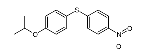 1-nitro-4-(4-propan-2-yloxyphenyl)sulfanylbenzene Structure