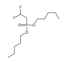 1-[2,2-difluoroethyl(pentoxy)phosphoryl]oxypentane Structure