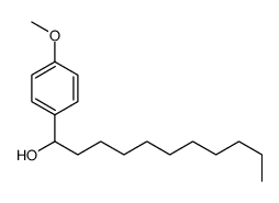 1-(4-methoxyphenyl)undecan-1-ol结构式