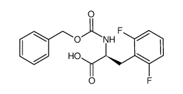 Cbz-2,6-Difluoro-L-Phenylalanine结构式