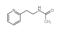 N-(2-pyridin-2-ylethyl)acetamide结构式