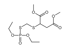 dimethyl 2-(diethoxyphosphorylsulfanylmethylsulfanyl)butanedioate结构式