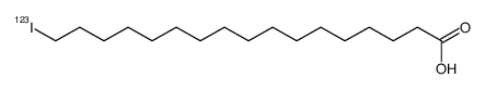 17-iodoheptadecanoic acid结构式