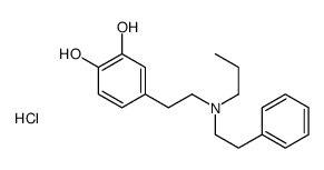 4-[2-[2-phenylethyl(propyl)amino]ethyl]benzene-1,2-diol,hydrochloride Structure