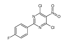 4,6-dichloro-2-(4-fluorophenyl)-5-nitropyrimidine picture