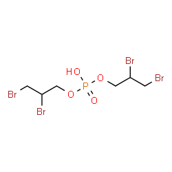 BIS(2,3-DIBROMOPROPYL)PHOSPHATE,SODIUMSALT结构式