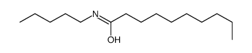 N-pentyldecanamide Structure