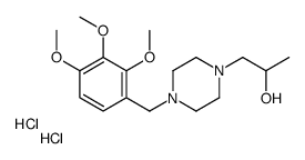 1-[4-[(2,3,4-trimethoxyphenyl)methyl]piperazin-1-yl]propan-2-ol,dihydrochloride Structure