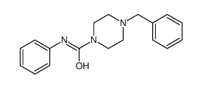 4-benzyl-N-phenylpiperazine-1-carboxamide结构式