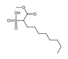 1-methoxy-1-oxodecane-2-sulfonic acid Structure