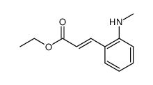 (E)-ethyl 3-(2-(methylamino)phenyl)acrylate Structure