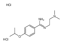 2-[amino-(4-propan-2-yloxyphenyl)methylidene]azaniumylethyl-dimethylazanium,dichloride Structure