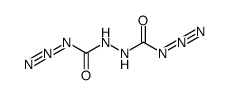 1,2-Hydrazinedicarboxylic acid diazide structure