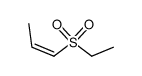 (Z)-ethyl 1-propenyl sulfone Structure