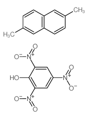 2,6-dimethylnaphthalene; 2,4,6-trinitrophenol Structure